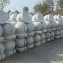 河南 白麻花岗岩石材圆球，石球，挡车球，隔离球，景观石球，风水球等