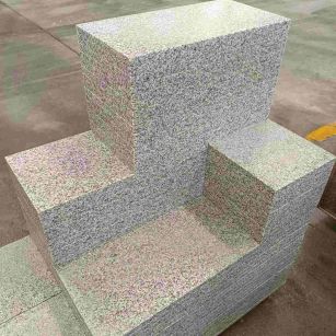 河南 白麻花岗岩荔枝面地铺石