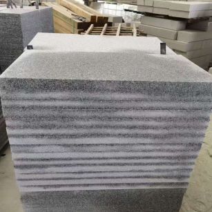 河南 芝麻白5公分火烧地铺成品，900*400，规格可定制