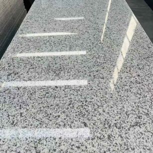 河南 白麻花岗岩光面毛板