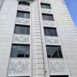 河南 白麻荔枝面花岗岩别墅外墙干挂