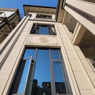 河南 黄金麻荔枝面别墅外墙干挂效果展示