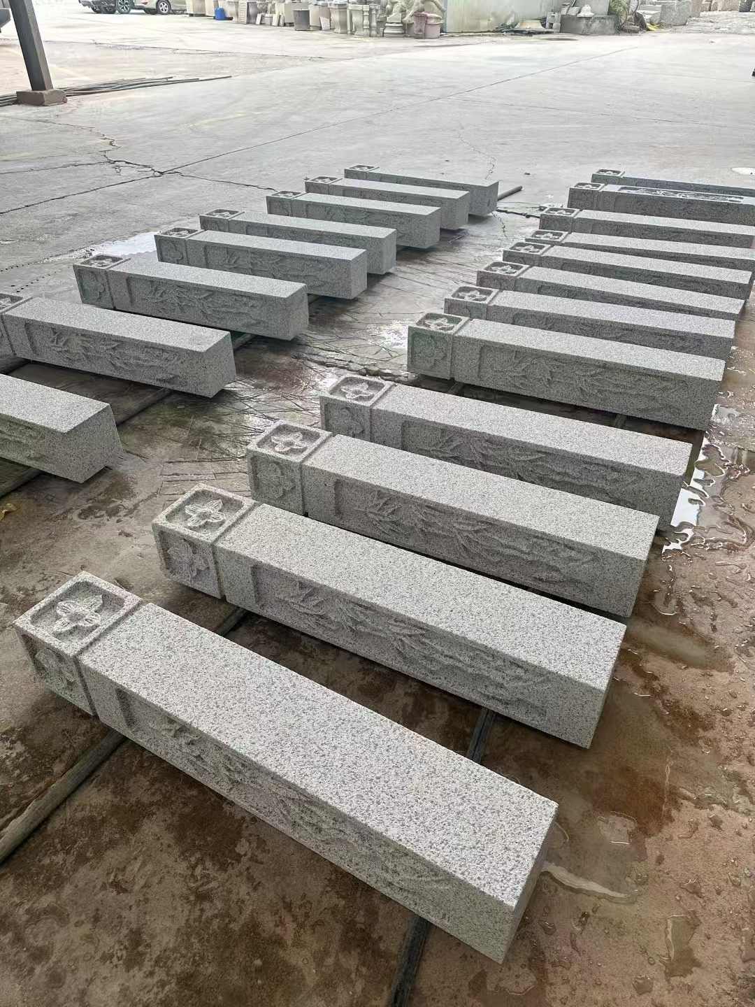 河南 白麻方柱雕花防水