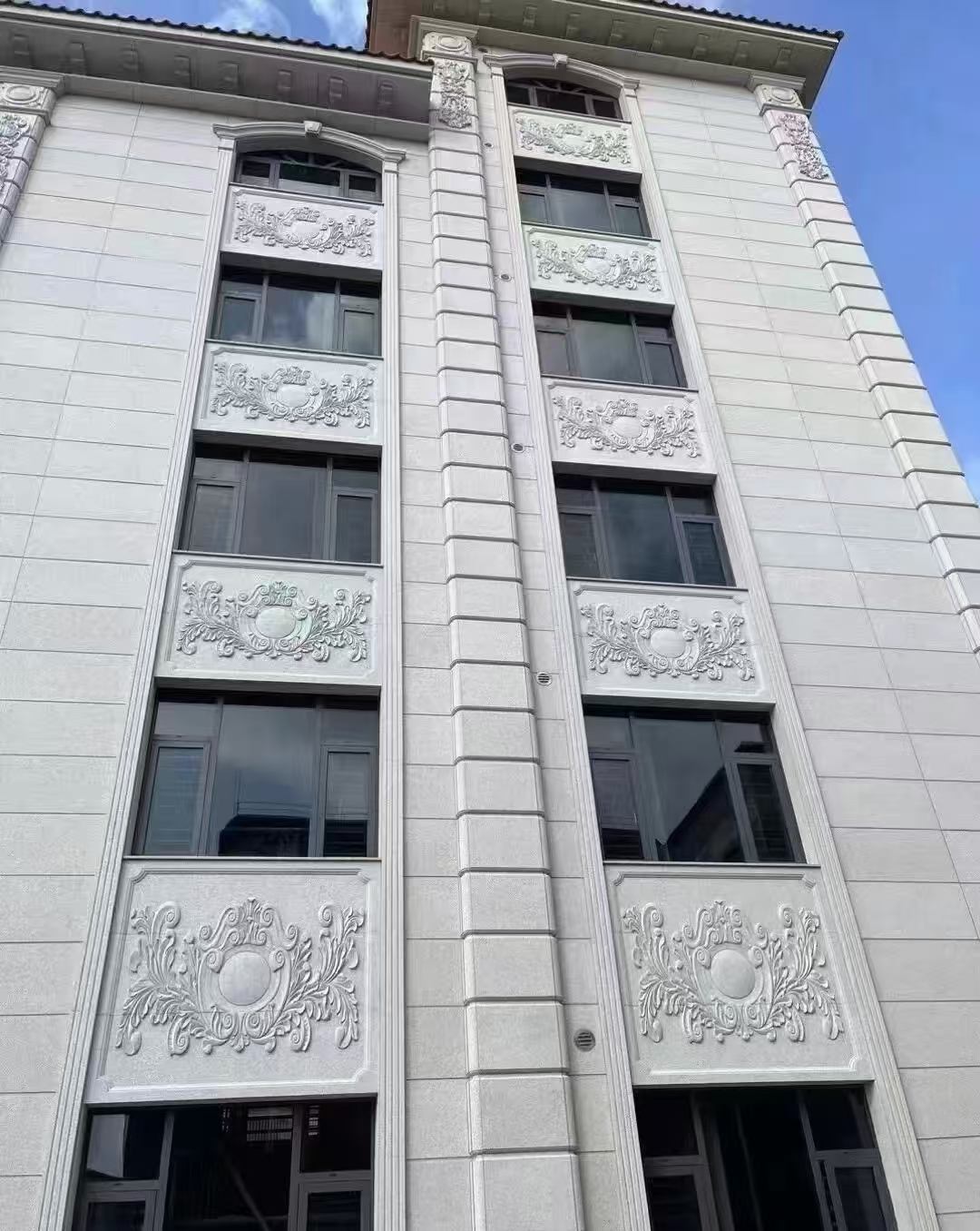 河南 白麻荔枝面花岗岩别墅外墙干挂