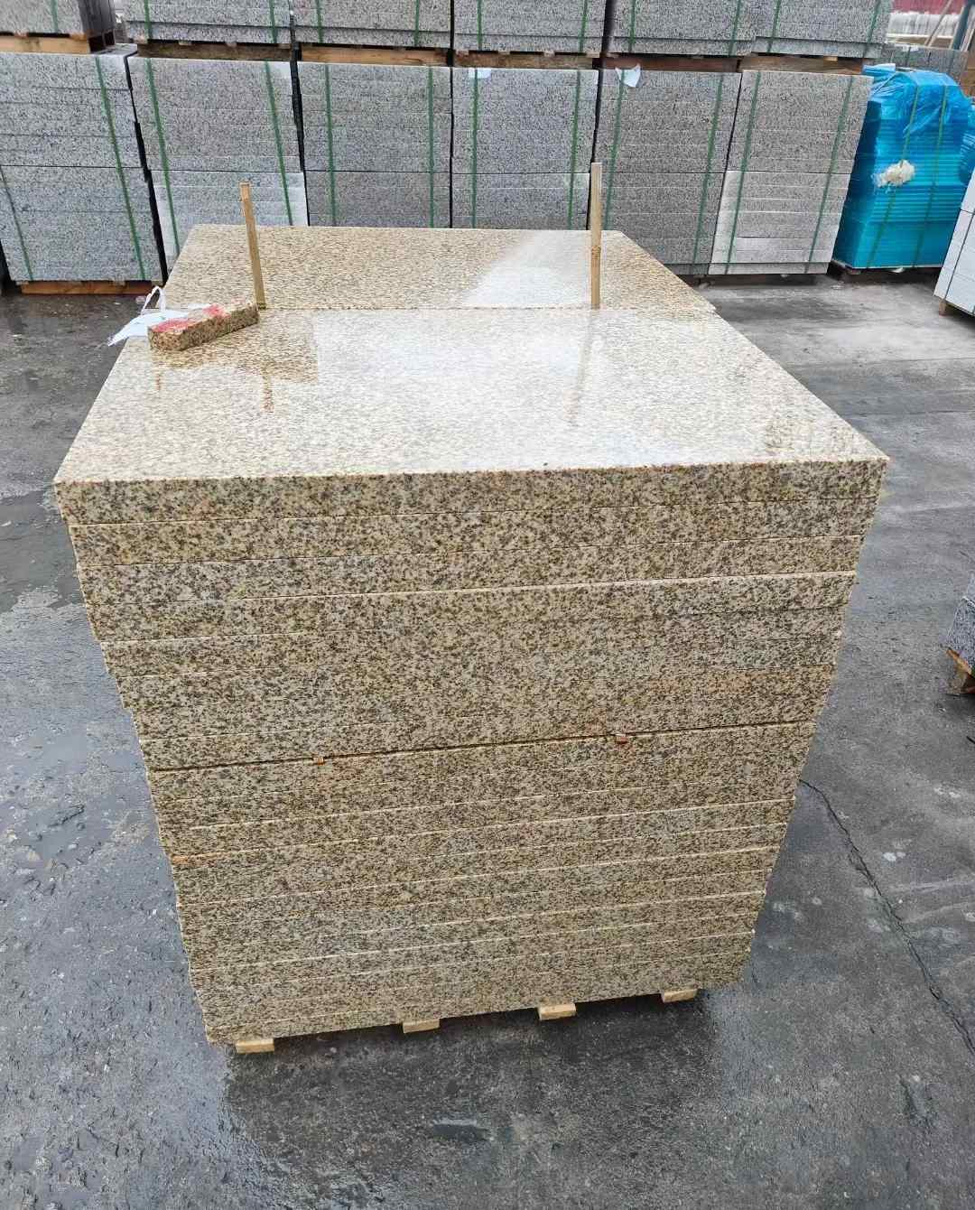 河南 湖北黄金麻花岗岩石材荔枝面外墙石材