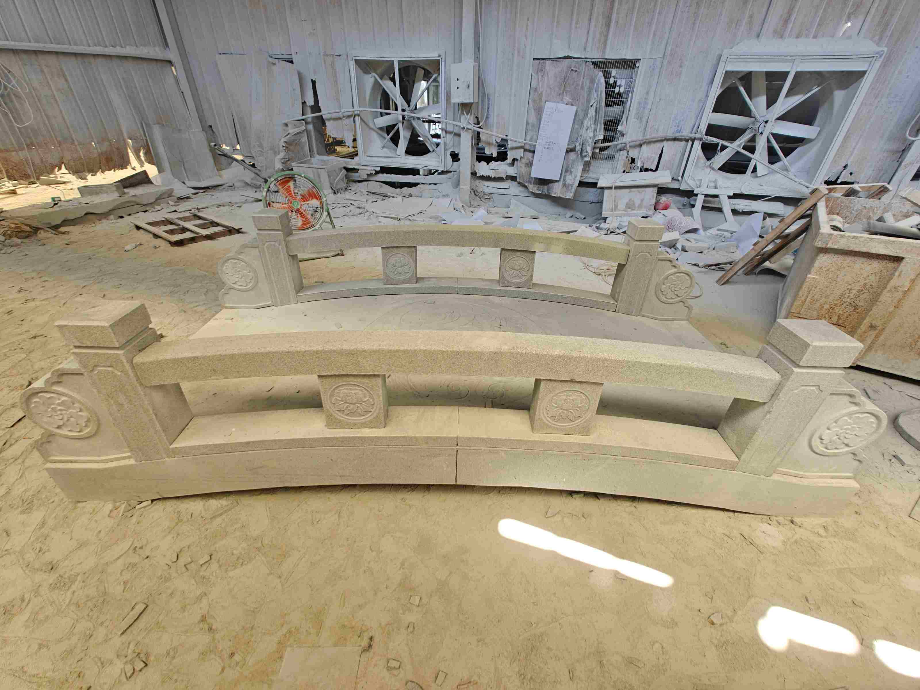 河南 芝麻灰花岗岩异形加工-拱桥，石桥