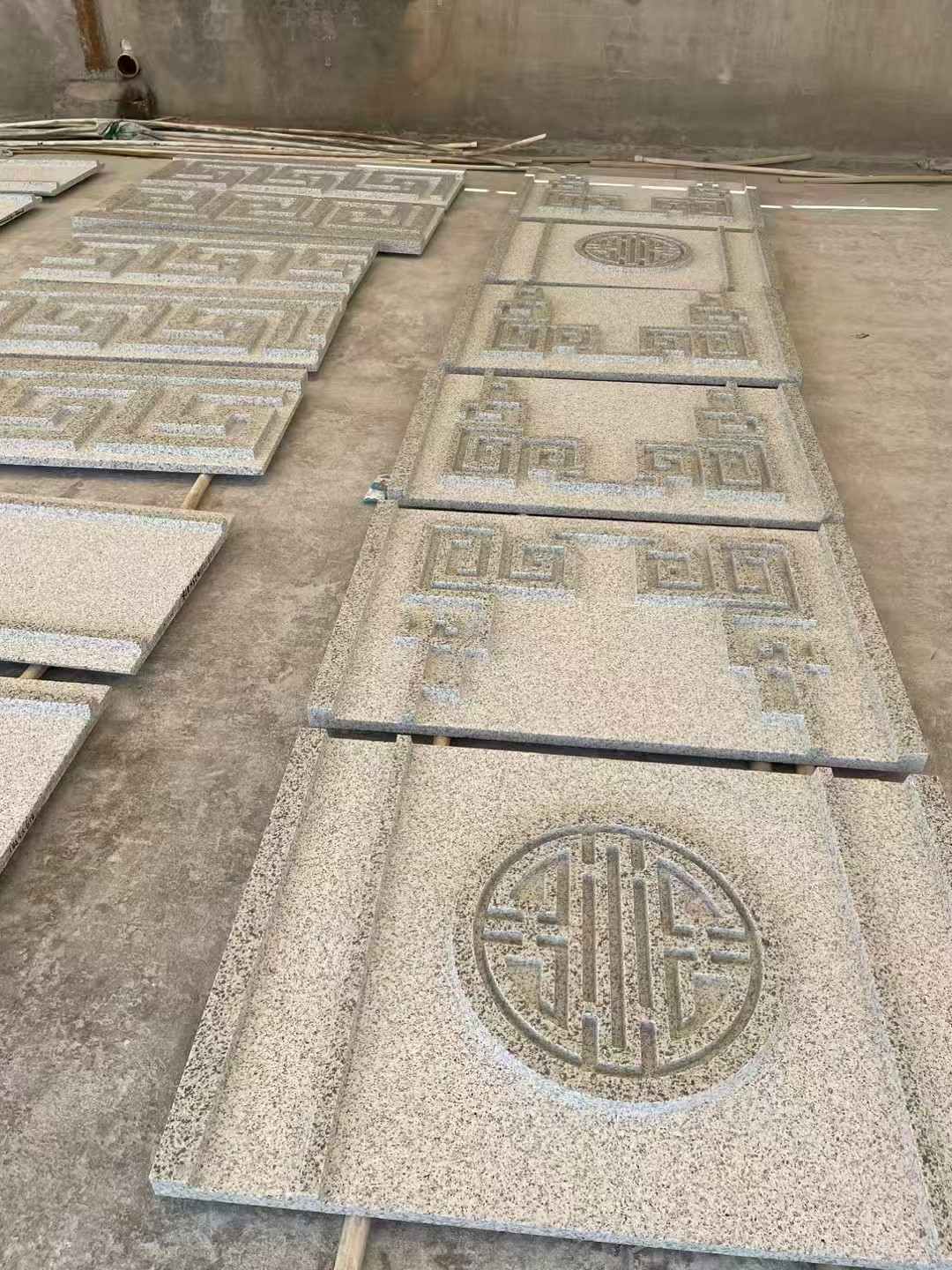 河南 白麻花岗岩外墙立面雕刻板