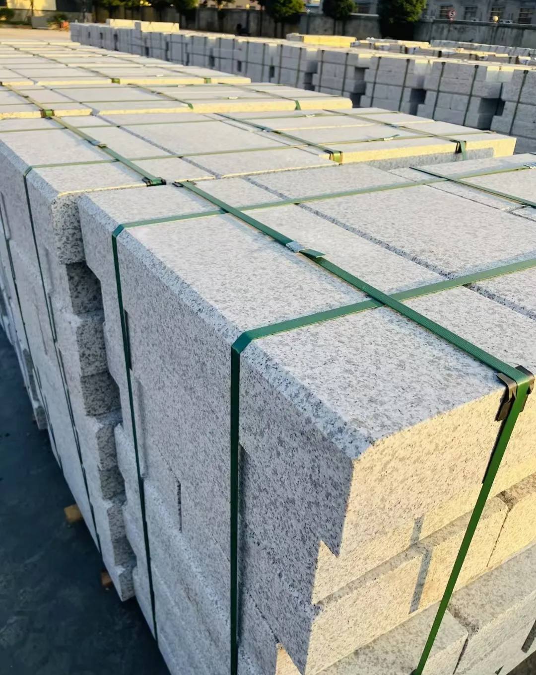 河南 白麻花岗岩路沿石，马路牙子，路缘石，平石，立缘石等