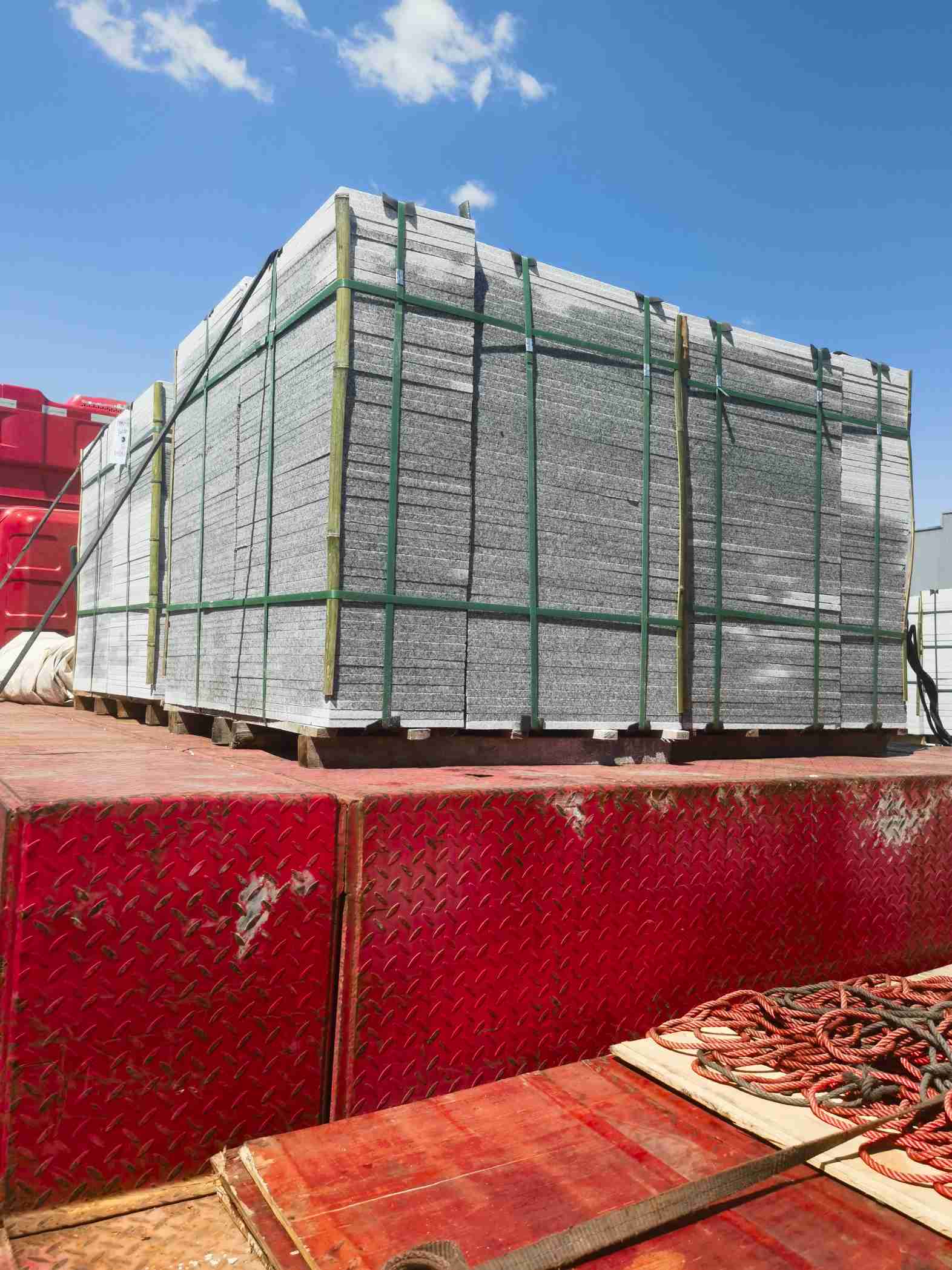 河南 芝麻白火烧规格板地铺石300*600/600*600