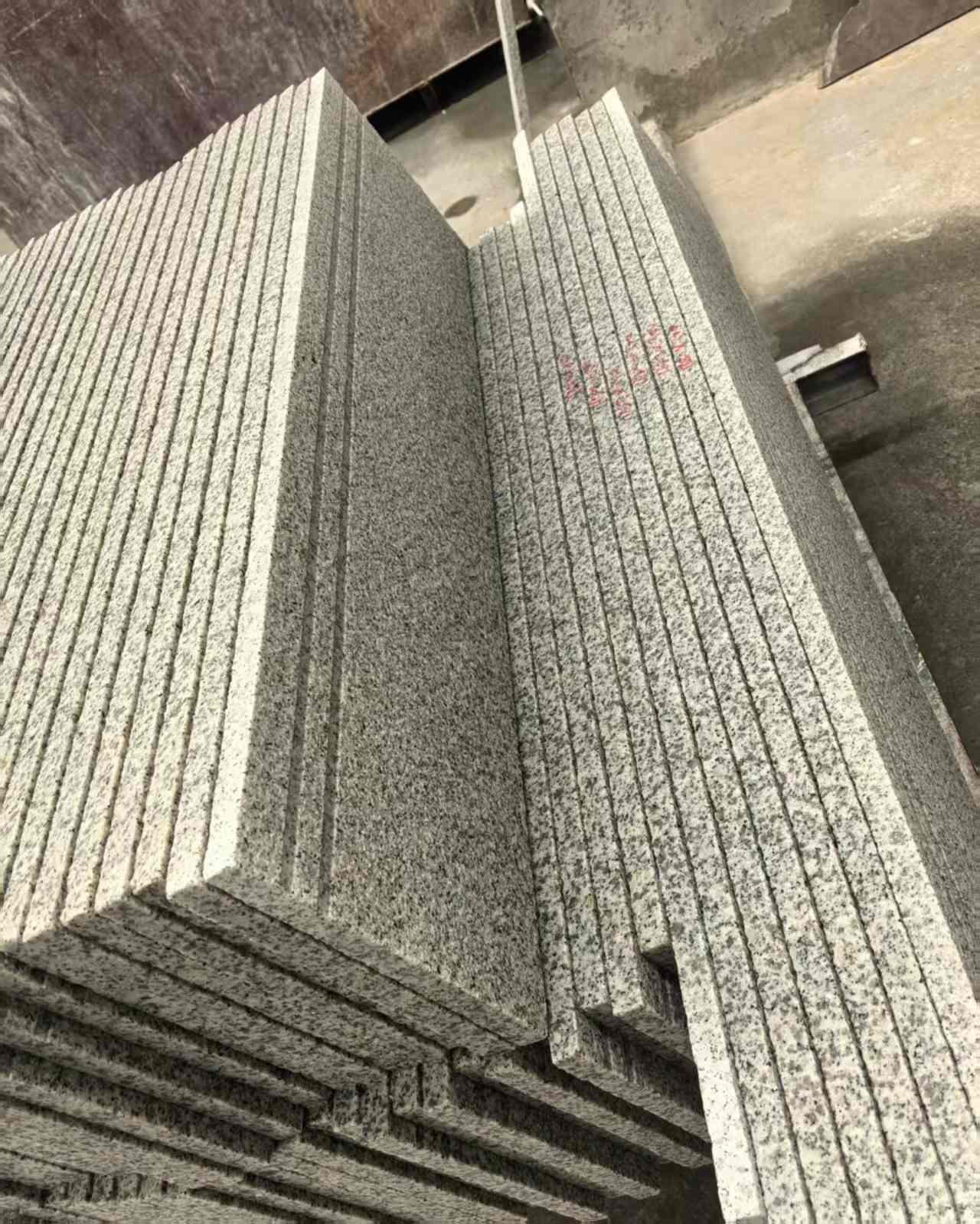 河南 白麻荔枝面花岗岩楼梯踏步