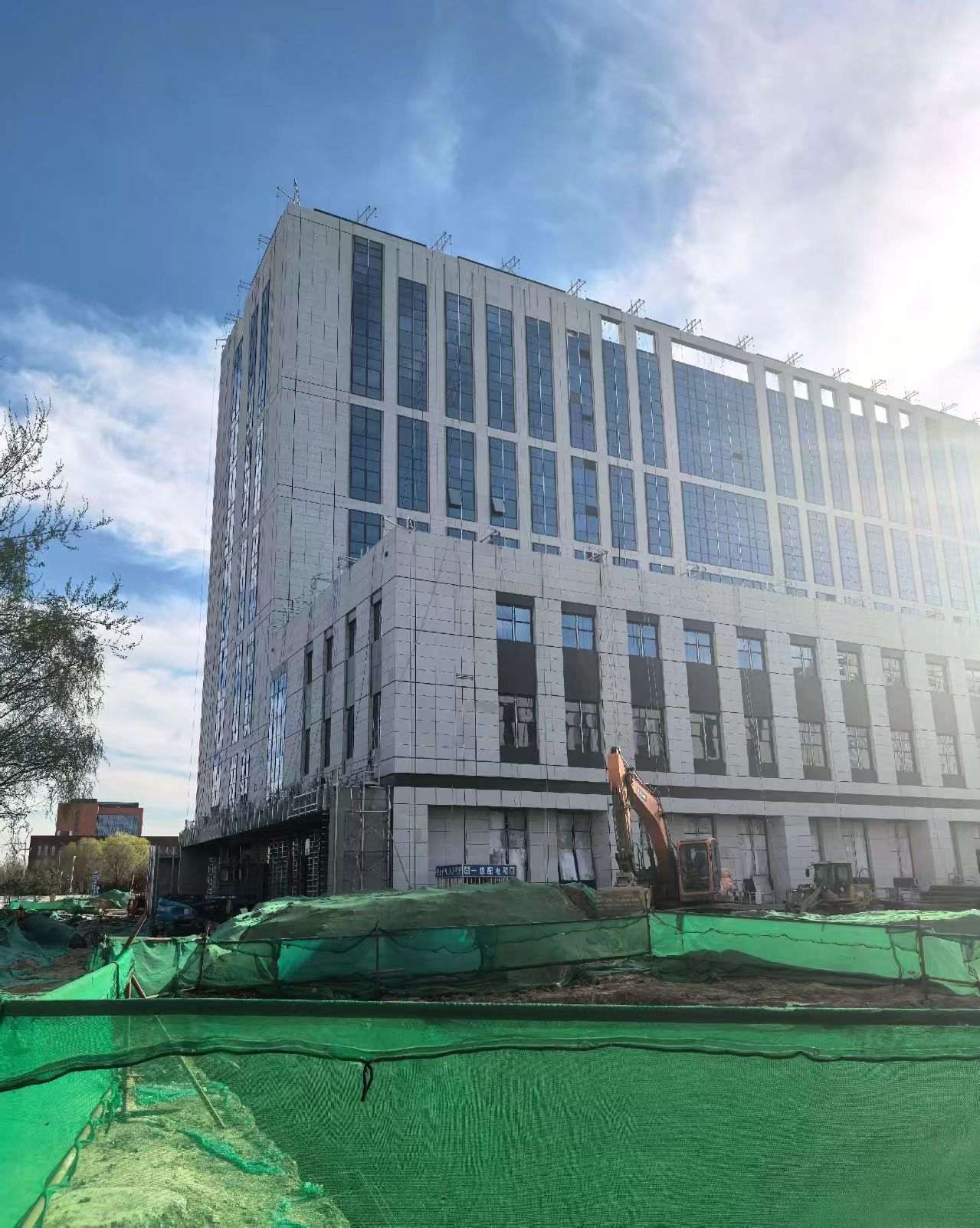 河南 白麻花岗岩石材外墙干挂