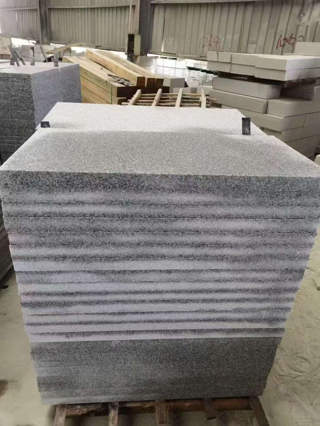 河南 芝麻白5公分火烧地铺成品，900*400，规格可定制